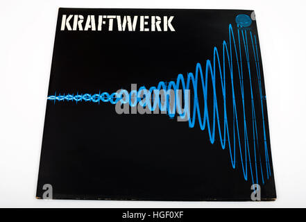 Kraftwerk doppia registrazione LP Foto Stock
