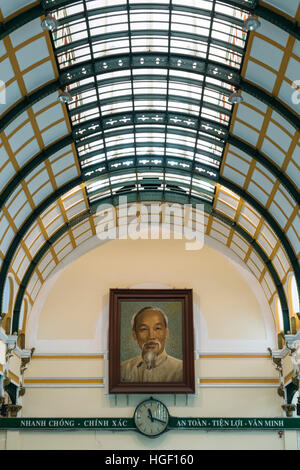 Saigon central post office Foto Stock