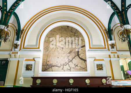 Saigon central post office Foto Stock