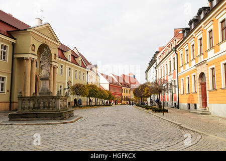 Ostrow Tumski è la parte più antica della città di Wroclaw; la quarta città più grande della Polonia Foto Stock