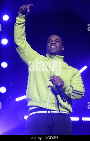 Hip hop artista Darold Ferguson, Jr., aka A$AP Ferg esegue presso l esperienza di scommessa in concerto a Staples Center il 25 giugno 2016 a Los Angeles, California. Foto Stock