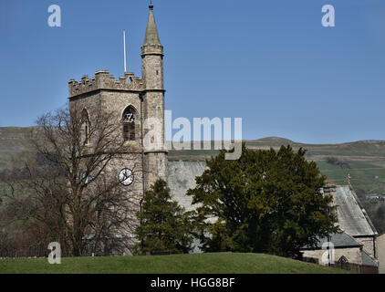 Chiesa di St Margaret, Hawes, Wensleydale, Yorkshire Dales National Park, North Yorkshire, Inghilterra, Regno Unito. Foto Stock