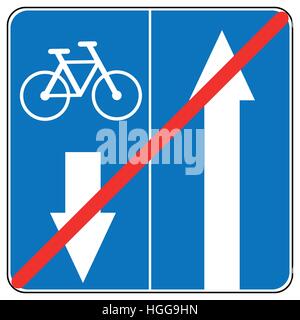 Precedendo soltanto in un modo segno di traffico, guidare in linea retta il traffico freccia illustrazioni vettoriali Illustrazione Vettoriale