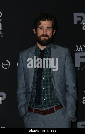 Los Angeles, California, USA. 9 Gen, 2017. Carter Hudson assiste la premiere di FX "tabù" al Teatro DGA su Gennaio 9, 2017 a Los Angeles, California. Credito: MediaPunch Inc/Alamy Live News Foto Stock