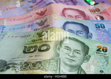 Banconote thailandesi Foto Stock