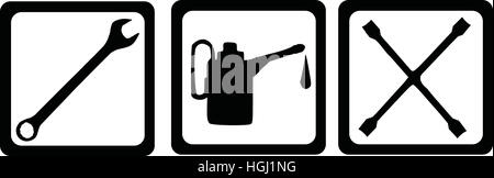 Automobile strumenti di meccanica Foto Stock