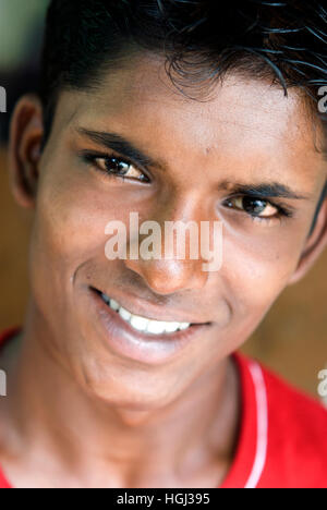 Giovane uomo Fijiano di origine indiana a Suva Foto Stock