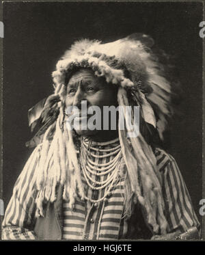 Il White Swan, Crow - 1898 Congresso indiano - Photo : Frank A. Rinehart Foto Stock