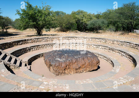 Hoba meteorite, Grootfontein, Namibia Foto Stock