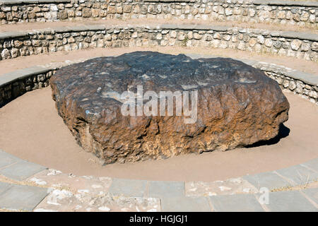 Hoba meteorite, Grootfontein, Namibia Foto Stock