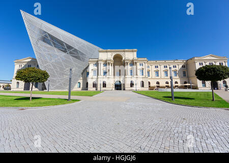 Bundeswehr Museo di Storia Militare, edificio principale, Dresda, Sassonia, Germania Foto Stock