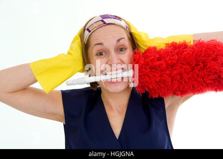 Il detergente in panico Foto Stock
