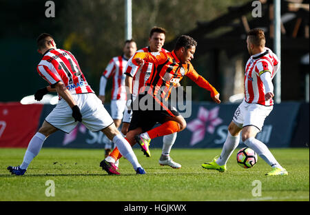 La Manga Club, Spagna. Il 22 gennaio 2017. Partita amichevole tra FC Shakhtar Donetsk vs KS Cracovia presso il La Manga Club. © ABEL F. ROS/Alamy Live News Foto Stock