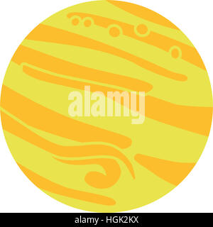 Pianeta del Jupiter Foto Stock