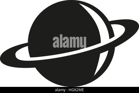 Simbolo di Saturno Foto Stock