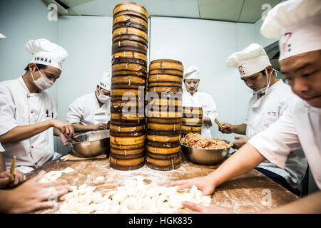 Nanxiang Steamed Bun ristorante, il Giardino di Yuyuan, Shanghai, Cina Foto Stock