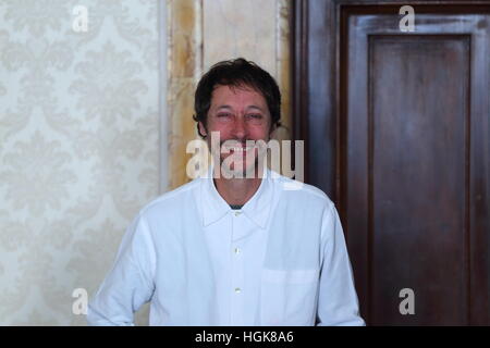 Roma, Italia. Decimo gen, 2017. Attore italiano Massimo Bellinzoni durante il photocall della narrativa italiana prodotta da Mediaset "Il bello delle donne. Alcuni anni dopo' © Matteo Nardone/Pacific Press/Alamy Live News Foto Stock