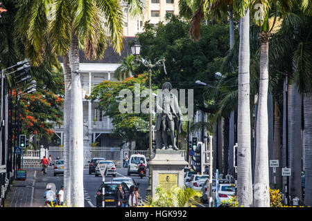 Intendance Street, Port Louis, Maurizio Foto Stock