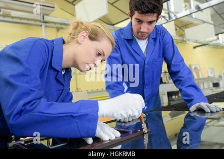 Perfezionare il vetro Foto Stock