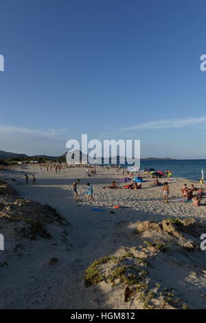 Agosto 17th, 2016 - Costa Rei Foto Stock