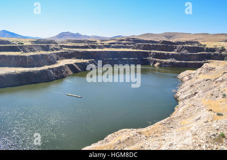 Resti di stagno operazioni minerarie intorno Uis, Namibia Foto Stock