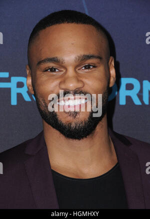 Jeff PIerre. Disney ABC Television Group TCA Winter Press Tour 2017 tenutasi presso la struttura The Langham Huntington Hotel. Photo credit: Birdie Thompson/AdMedia © Birdie Thompson/AdMedia/ZUMA filo/Alamy Live News Foto Stock