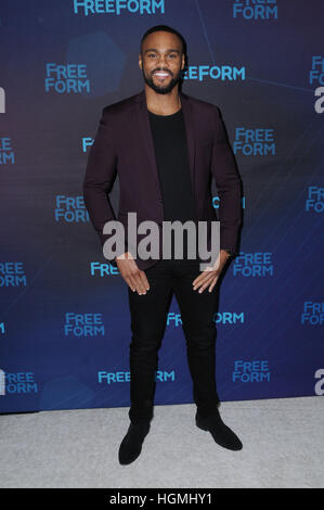 Jeff PIerre. Disney ABC Television Group TCA Winter Press Tour 2017 tenutasi presso la struttura The Langham Huntington Hotel. Photo credit: Birdie Thompson/AdMedia © Birdie Thompson/AdMedia/ZUMA filo/Alamy Live News Foto Stock