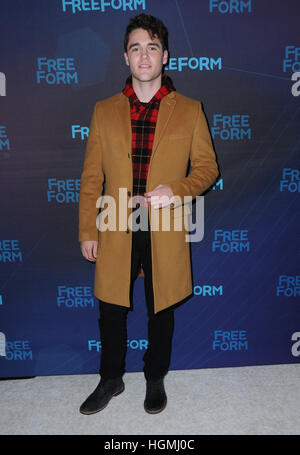 Charlie Depew. Disney ABC Television Group TCA Winter Press Tour 2017 tenutasi presso la struttura The Langham Huntington Hotel. Photo credit: Birdie Thompson/AdMedia © Birdie Thompson/AdMedia/ZUMA filo/Alamy Live News Foto Stock