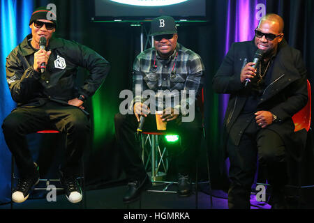 Bala Cynwyd, PA, Stati Uniti d'America. Xi gen, 2017. Bell Biv Devoe visita WDAS FM studio delle prestazioni in Bala Cynwyd, Pa. Credito: Star Shooter/media/punzone Alamy Live News Foto Stock