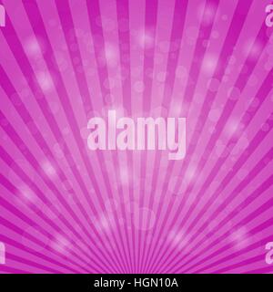 Abstract bokeh su sfondo rosa, vettore di stock Illustrazione Vettoriale