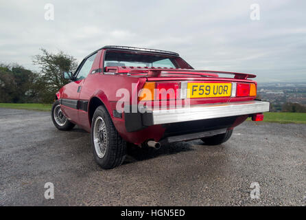 1988 Fiat X1/9 metà propulsori auto sportiva, progettato da Bertone Foto Stock