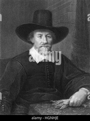 Hugo Grotius o Huigh o Hugo de Groot, 1583 - 1645, un filosofo politico, teologo, giurista e inizio enlightener dall'Olanda Foto Stock