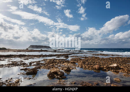 Geronisos isola in inverno, vicino a Pegeia, Cipro Foto Stock