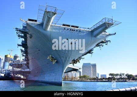 San Diego California - USA - Dicembre 04, 2016: USS museo di aeromobili Foto Stock