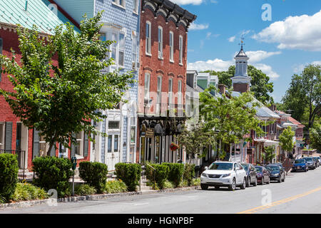 Shepherdstown, West Virginia. Tedesco-occidentale della scena di strada. Foto Stock