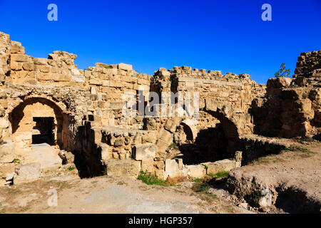 Le antiche rovine romane a Salamina, Famagosta, la parte settentrionale di Cipro. Canon 5D3, 24-105f4L Foto Stock