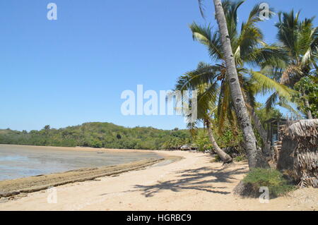 Le rive di Canna Andilana beach a Nosy Be, Madagascar. Foto Stock