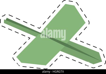 Libro verde piano simbolo di business avviare la linea di taglio illustrazione vettoriale EPS 10 Illustrazione Vettoriale
