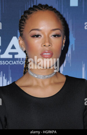 Pasadena, Stati Uniti d'America. Xi gen, 2017. Serayah. 2017 FOX TCA invernale tenuto presso la struttura The Langham Huntington Hotel. © Birdie Thompson/AdMedia/ZUMA filo/Alamy Live News Foto Stock