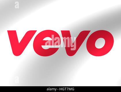 Vevo logo bandiera simbolo icona logotipo Foto Stock