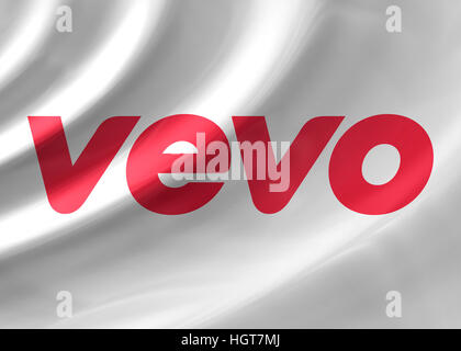 Vevo logo bandiera simbolo icona logotipo Foto Stock