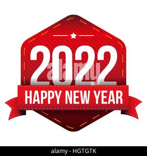 Felice Anno Nuovo 2022 vettore Illustrazione Vettoriale