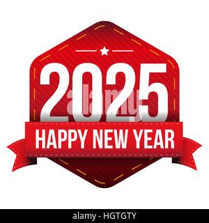Felice Anno Nuovo 2025 vettore Illustrazione Vettoriale