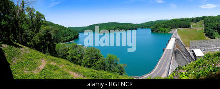 Il lago di Norris formata dalla Norris diga sul fiume Clinch nel Tennessee Valley NEGLI STATI UNITI Foto Stock
