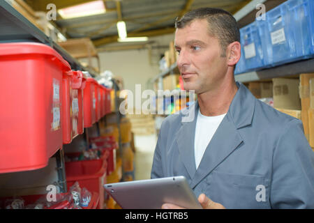 Controllo delle scorte Foto Stock
