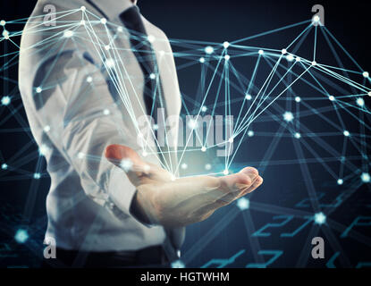 Sistema di interconnessione di rete Foto Stock
