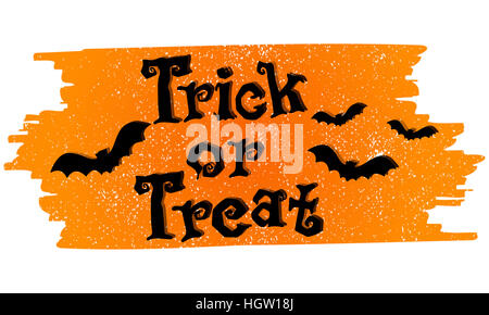 Halloween trucco trattare Spooky Creepy Concetto di zucca Foto Stock