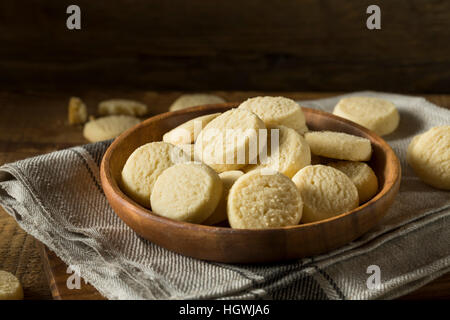 Dolci fatti in casa biscotti frollini pronto a mangiare Foto Stock