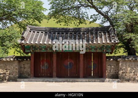 Tomba Reale di Re Micchu di Silla, Gyeongju, Corea del Sud Foto Stock