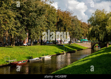 Città Vecchia, Friedrichstadt, Nordfriesland, Schleswig-Holstein, Germania Foto Stock